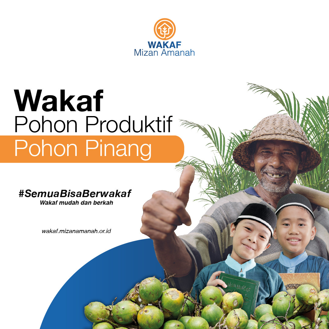 Wakaf Produktif 100.000 Pohon Pinang di Riau