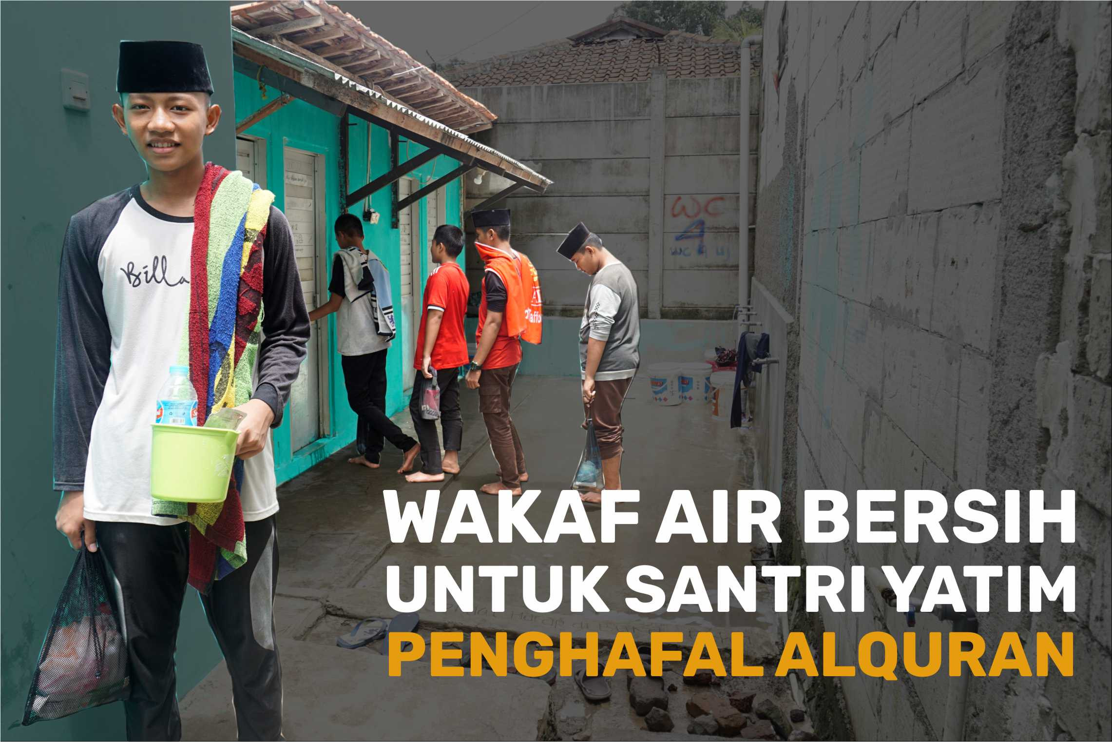 Wakaf Air Bersih untuk 700 Santri di Pesantren Tahfizh